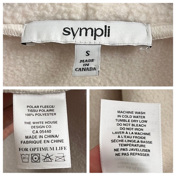 Sympli Polar Fleece Vest With Pockets Size Small - Picture 7 of 8